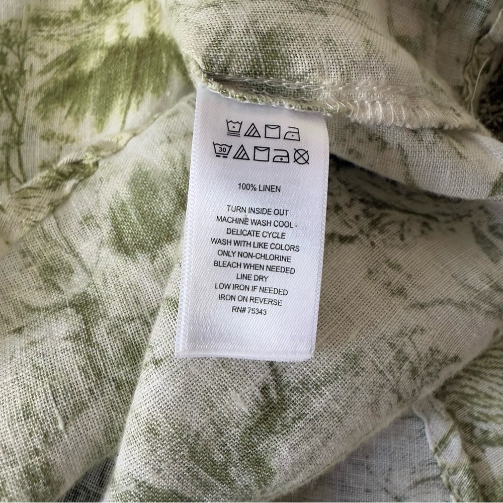 Rachel Zoe Linen Safari Toile  Top. 
Size XL - Picture 11 of 13